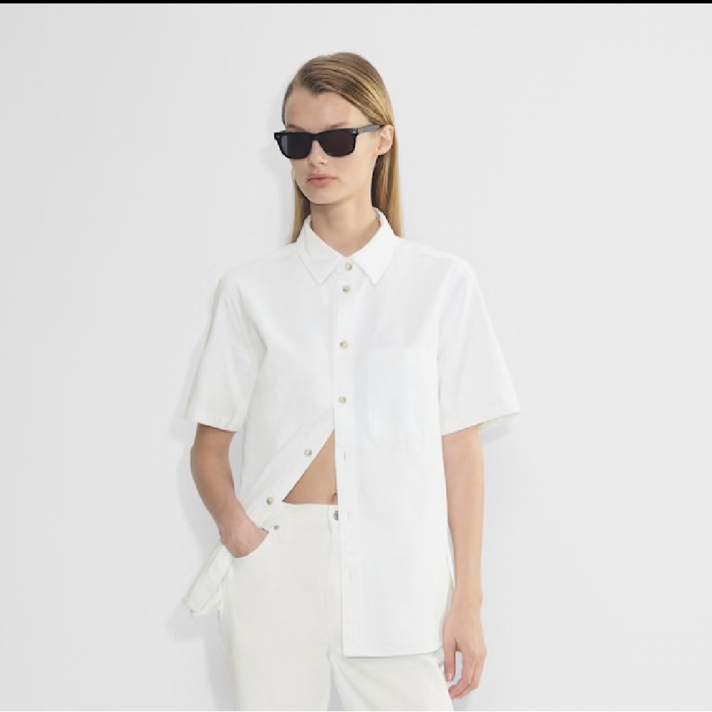 Denim Forum The '90s Vintage Shortsleeve Denim Shirt
